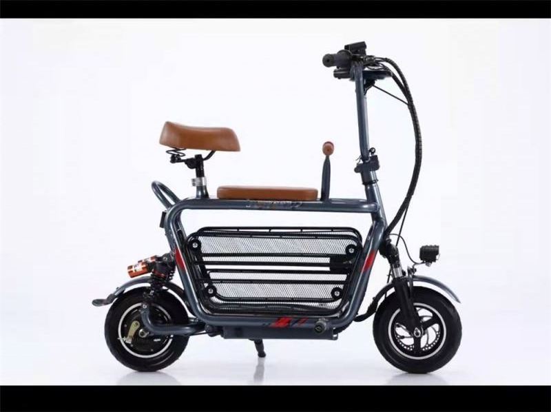 Portable Electric Pet Vehicle Scooter Bike With Pet Carrier