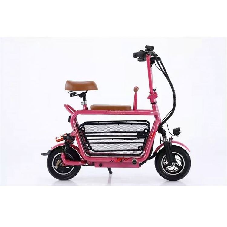 Portable Electric Pet Vehicle Scooter Bike With Pet Carrier