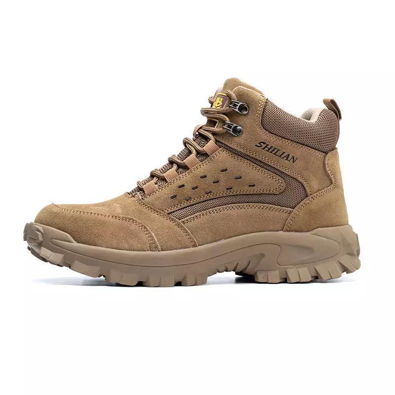 anti puncture steel toe new man safety boot Anti-smashing and anti-puncture safety shoes protective work boots for men