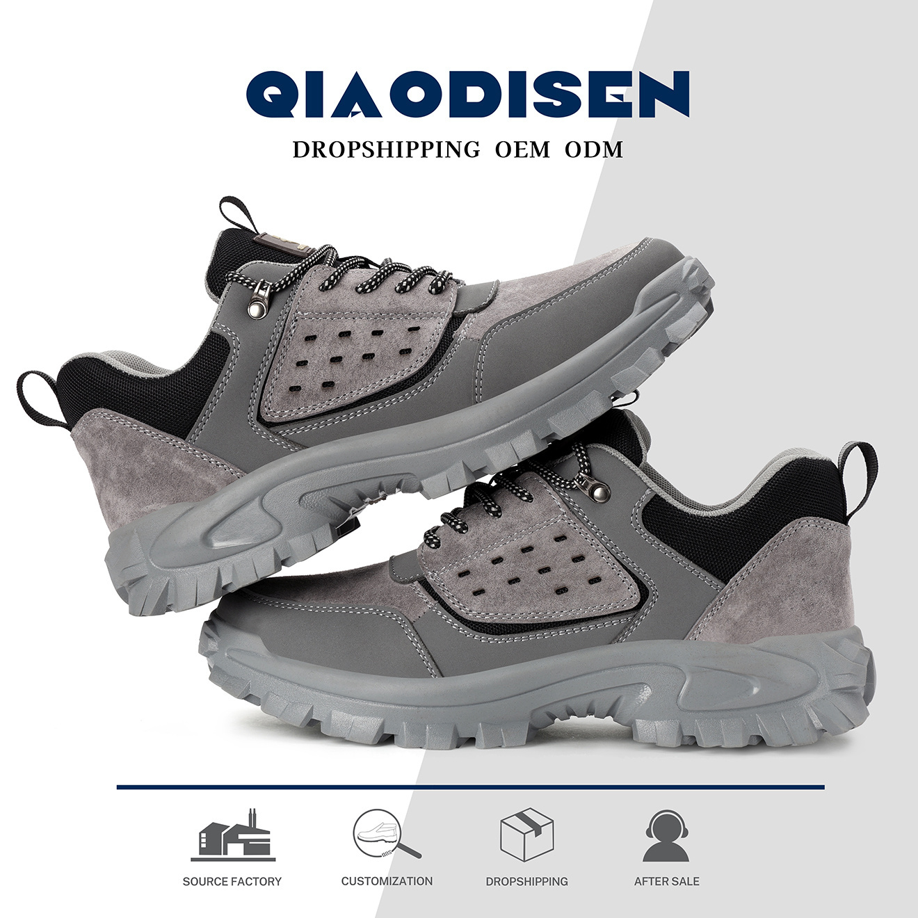 New style welder high temperature resistant anti-slip water-splashing men's work safety shoes