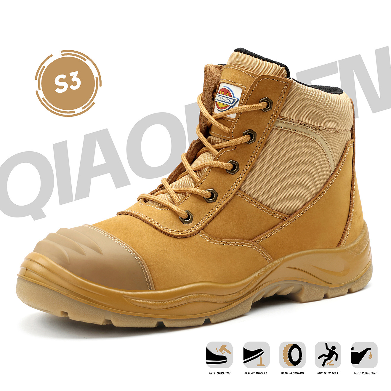 2023 winter waterproof  anti puncture S3 TPU anti smashing steel toe safety boot for men women