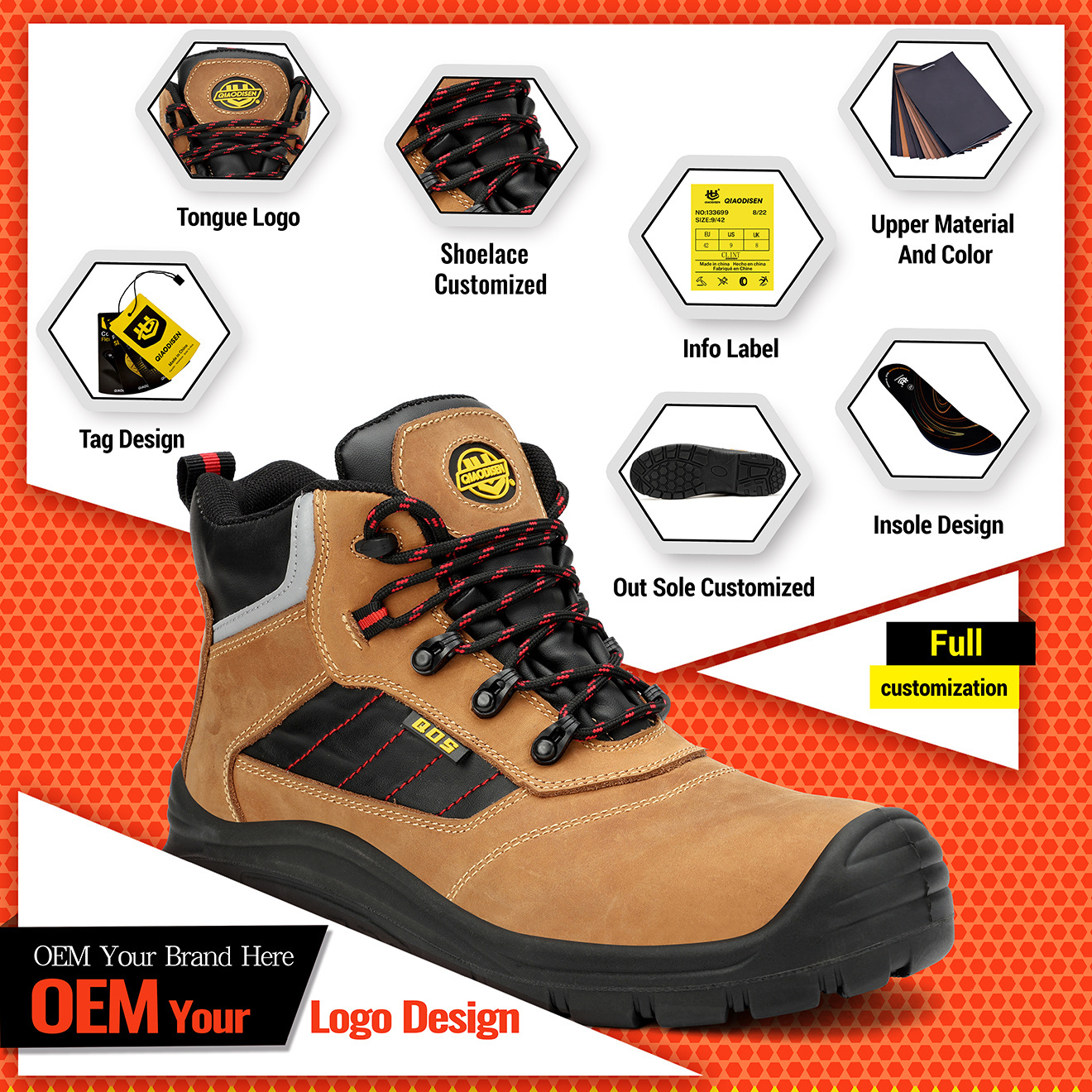 Heavy duty best steel toe work security boots slip on for welding mining coal mine work boots