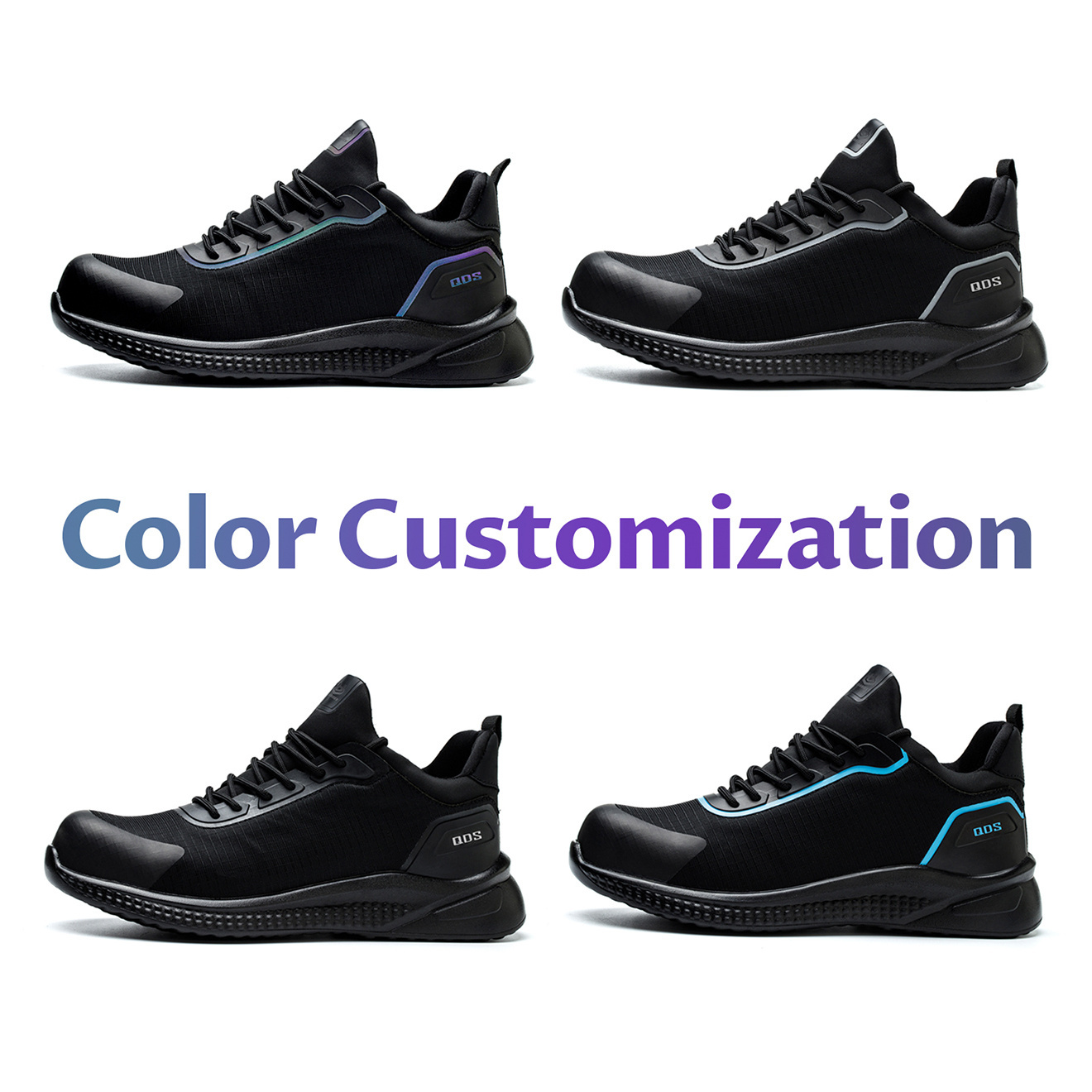 2023 new comfortable safety shoes anti-smashing and anti-puncture light industrial work shoes for men