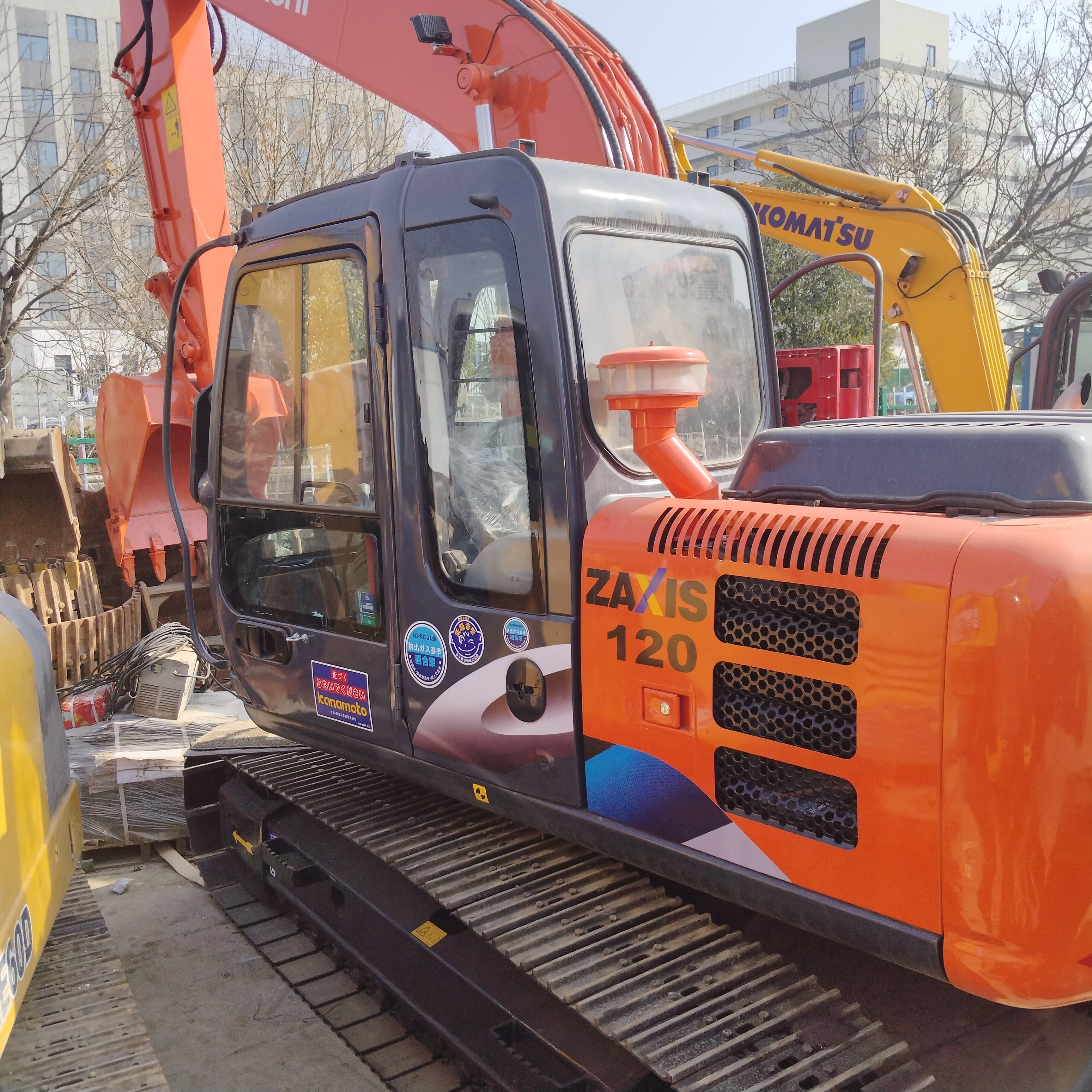 12 Ton Used Hitachi ZX120 Hydraulic Excavator, Japan Made Hitachi 120 /130 /160 Excavator for sale