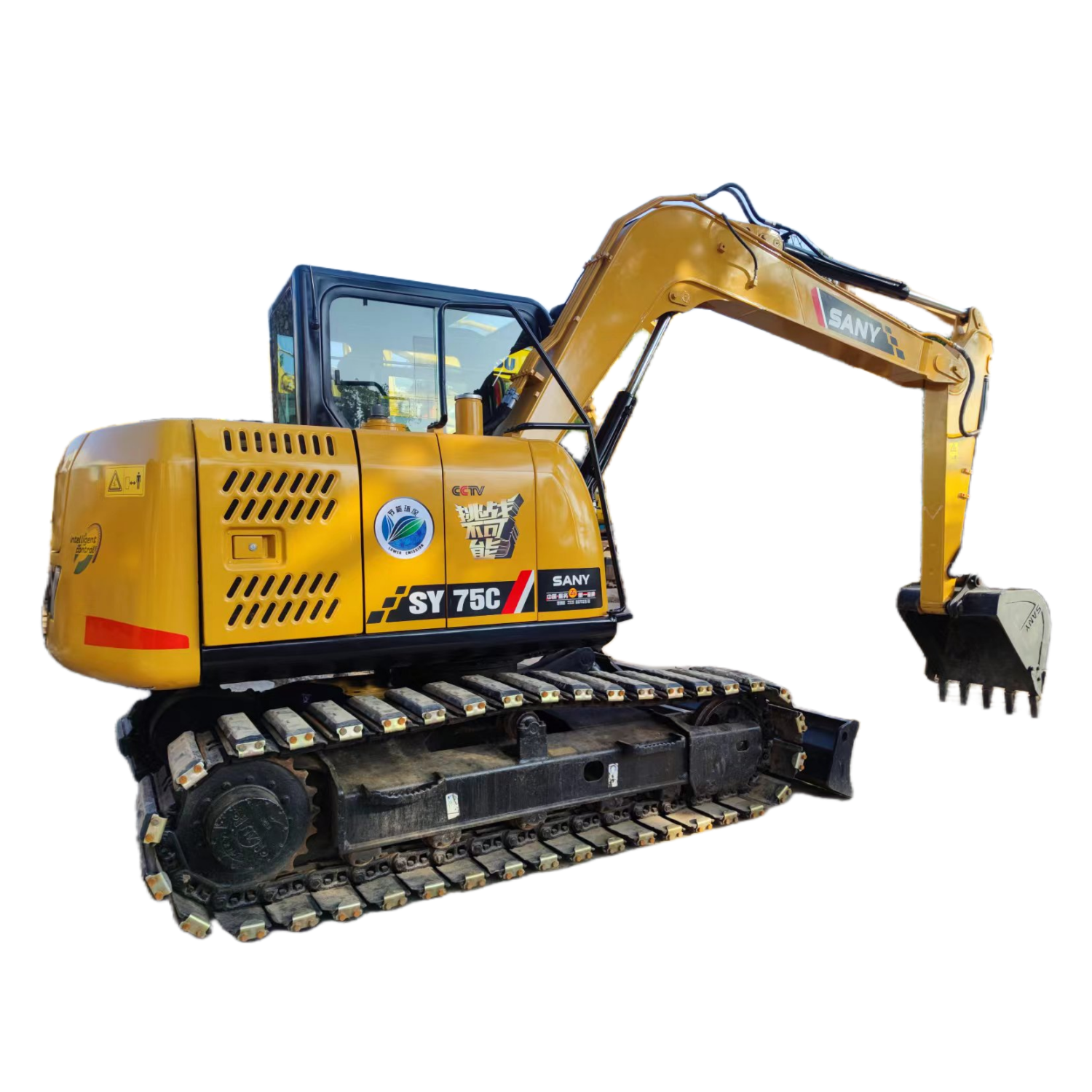 Used SANY 75 SY75C excavator original 7 ton mini digger second-hand machine with cheap price for sale