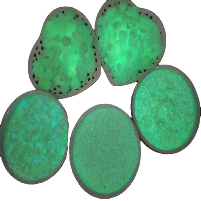 Synthetic Resin Glow In The Dark Stones Glow In The Dark Sand / Luminous Stones For Paving And Decoration