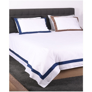 Satin Duvet Bedding Set The Luxury Satin Comforter and Pillowcases Mix other Color Fabric for Home Hotel Wedding