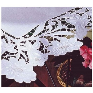 Hand Embroidery Table Cloth Cutwork Embroidery Table Cover