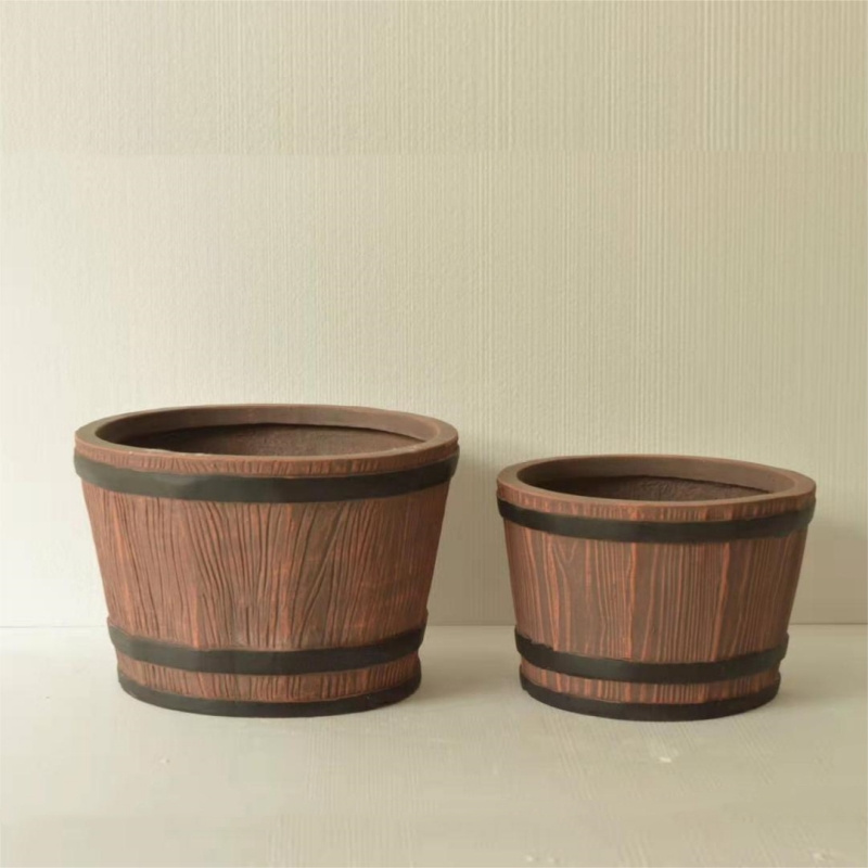 Wholesale Plant Pots Brown or Silver Flower Pot 15 Gallon Flower Pot