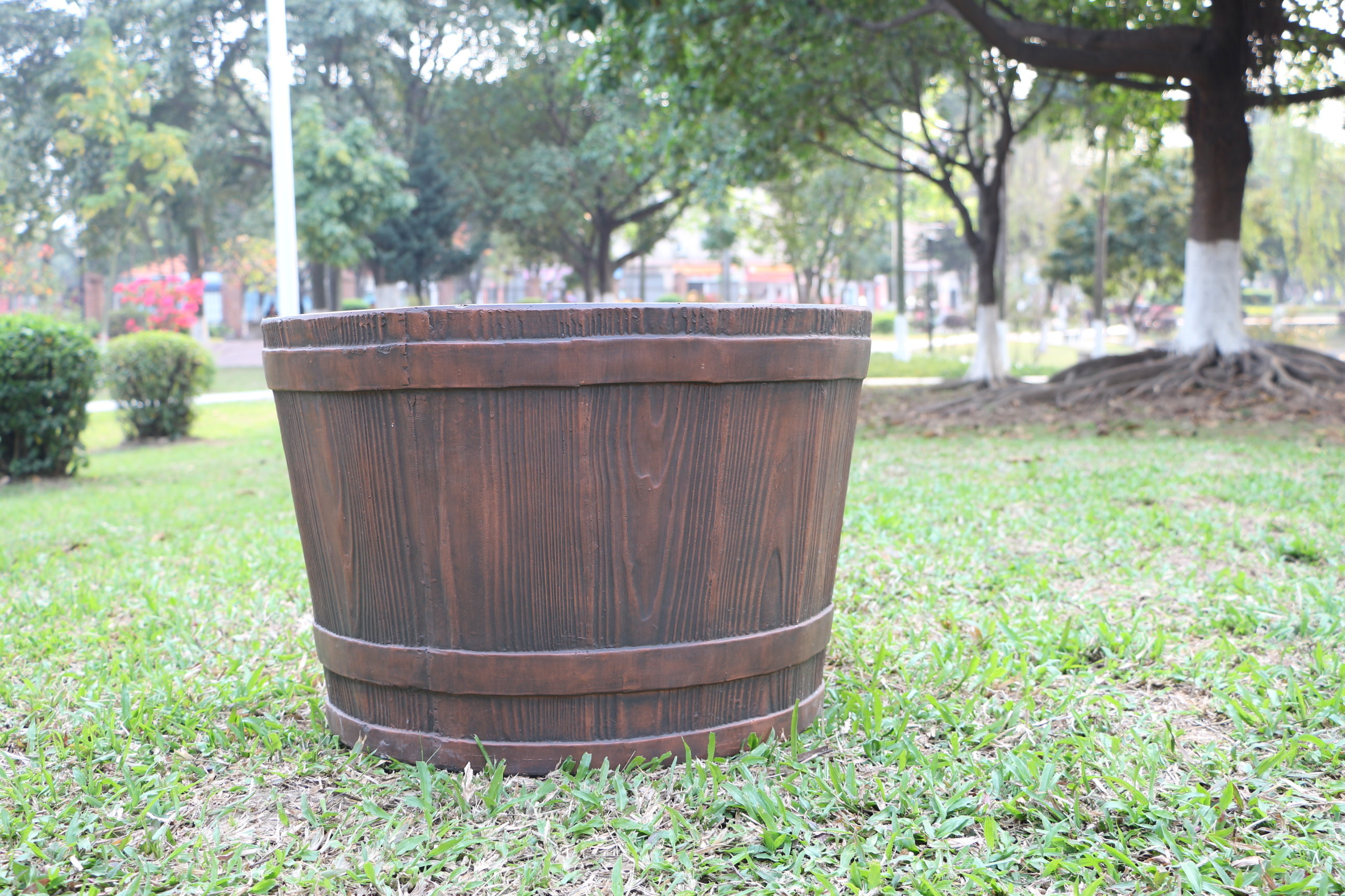 Wholesale Plant Pots Brown or Silver Flower Pot 15 Gallon Flower Pot