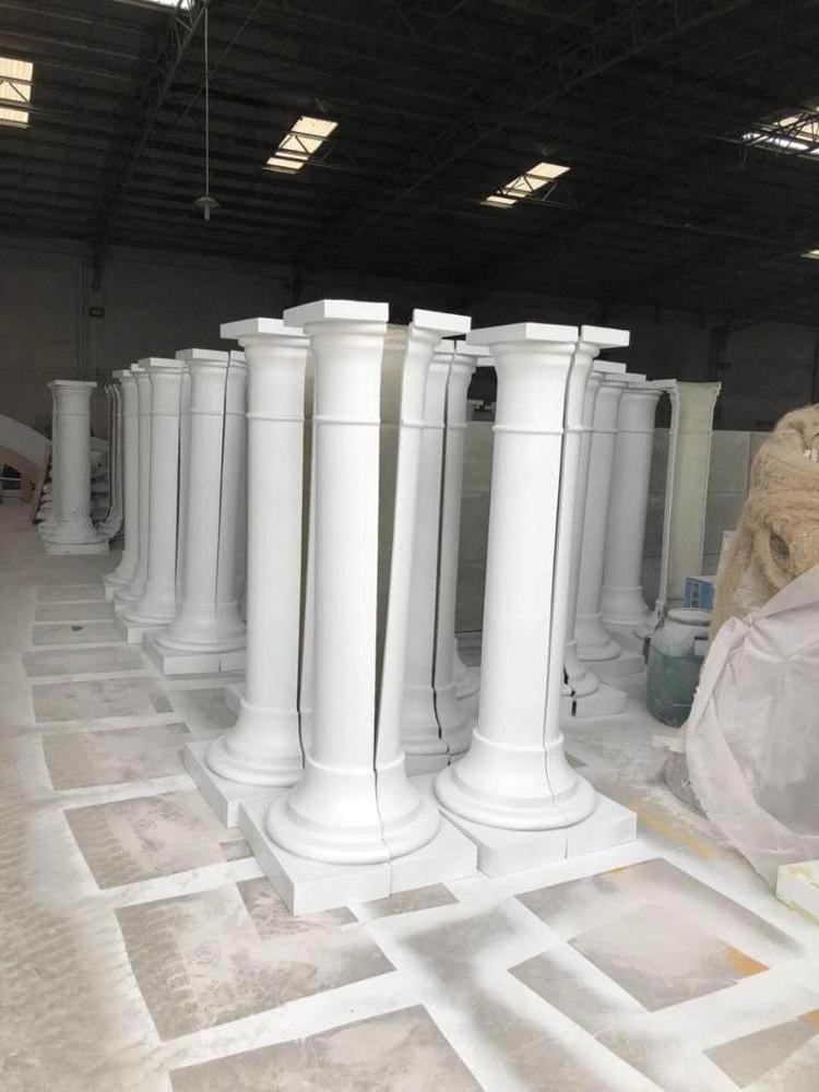 Factory sales high strength light weight durable indoor decorative FRP Roman column for home decoration