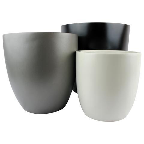 OEM customized Eco-friendly fiberglass planter flower pots durable garden planting pot box for tree decoration