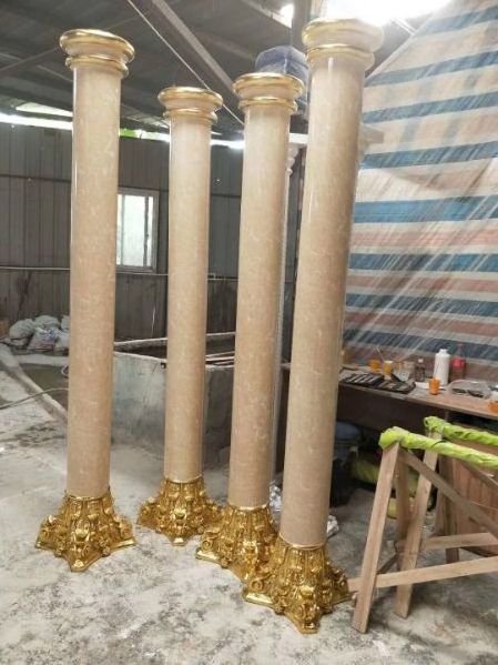 Factory sales high strength light weight durable indoor decorative FRP Roman column for home decoration