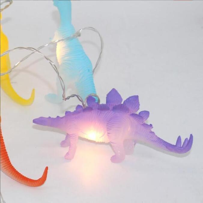 Unicorn 8LED Dinosaur String Lights Children's Decorative String Lights Battery Box Animal String Lights