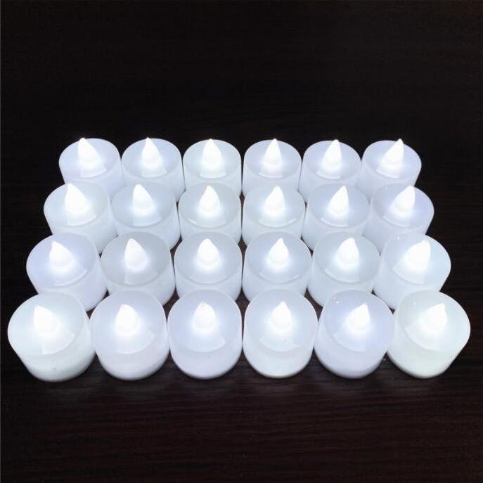 LED Colorful Battery Operated Electric Flameless Candle Lights LED Tea Light