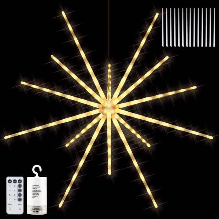 LED Battery Remote Control Firework Lights, Horse Racing Shooting Star Shape, Festive Atmosphere Decoration Party Dedicated