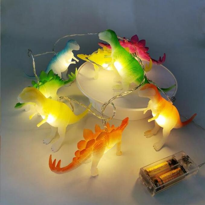 Unicorn 8LED Dinosaur String Lights Children's Decorative String Lights Battery Box Animal String Lights