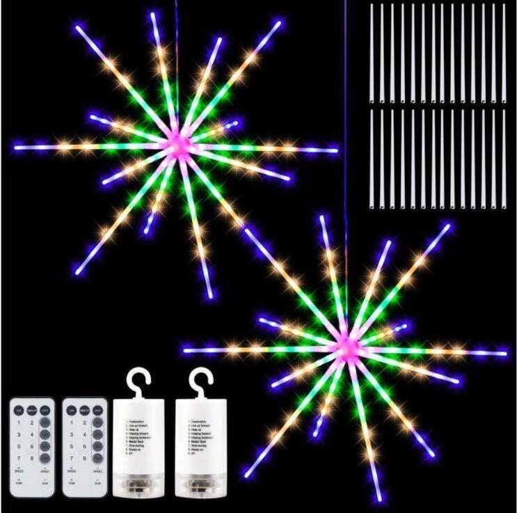 LED Battery Remote Control Firework Lights, Horse Racing Shooting Star Shape, Festive Atmosphere Decoration Party Dedicated