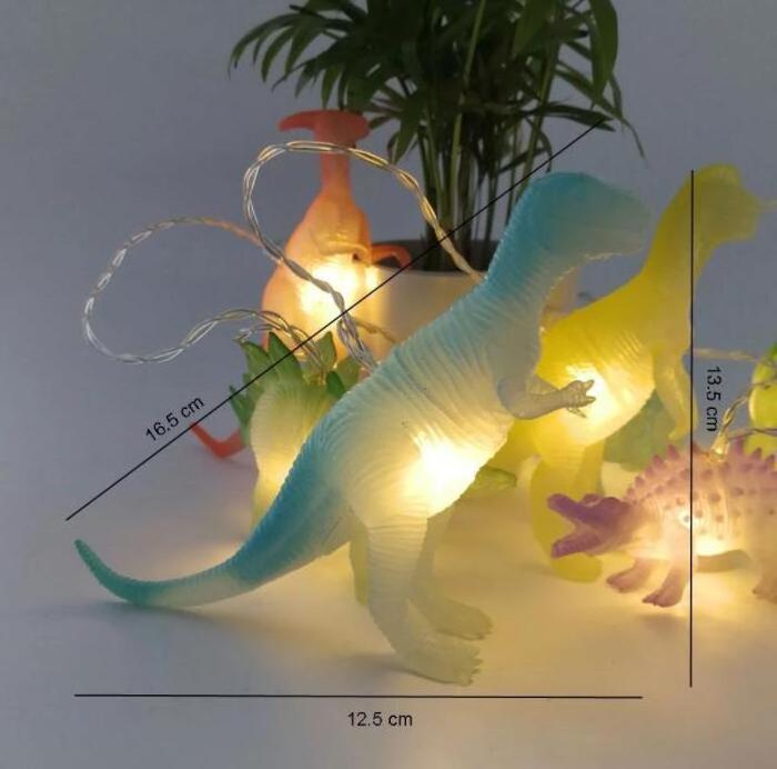 Unicorn 8LED Dinosaur String Lights Children's Decorative String Lights Battery Box Animal String Lights