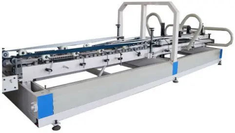 QHAFG-2200 Automatic Folder Glue With Bundle Machine Corrugated cardboard box folder gluer machine