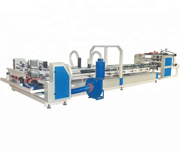 QHAFG-2200 Automatic Folder Glue With Bundle Machine Corrugated cardboard box folder gluer machine