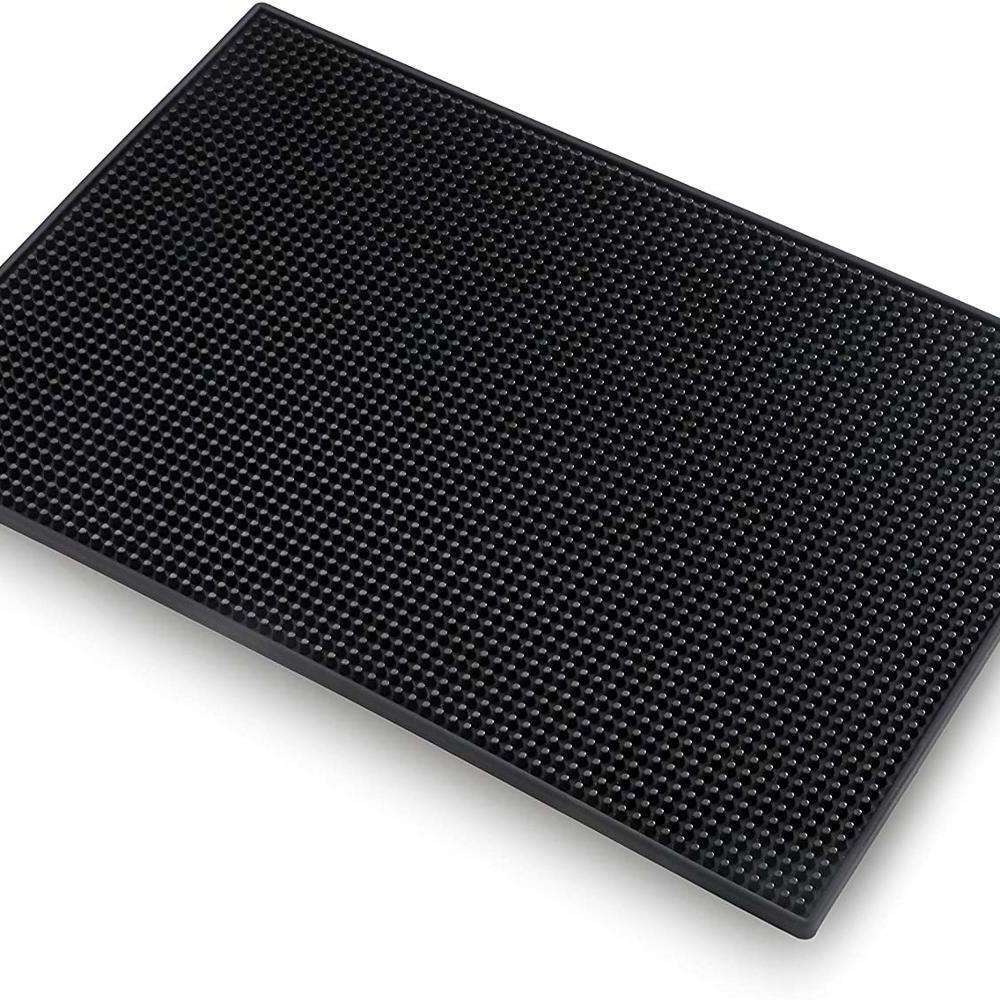 Fashion and high quality OEM anti slip waterproof Bartending drinking mat plastic PVC rubber Bartending mat