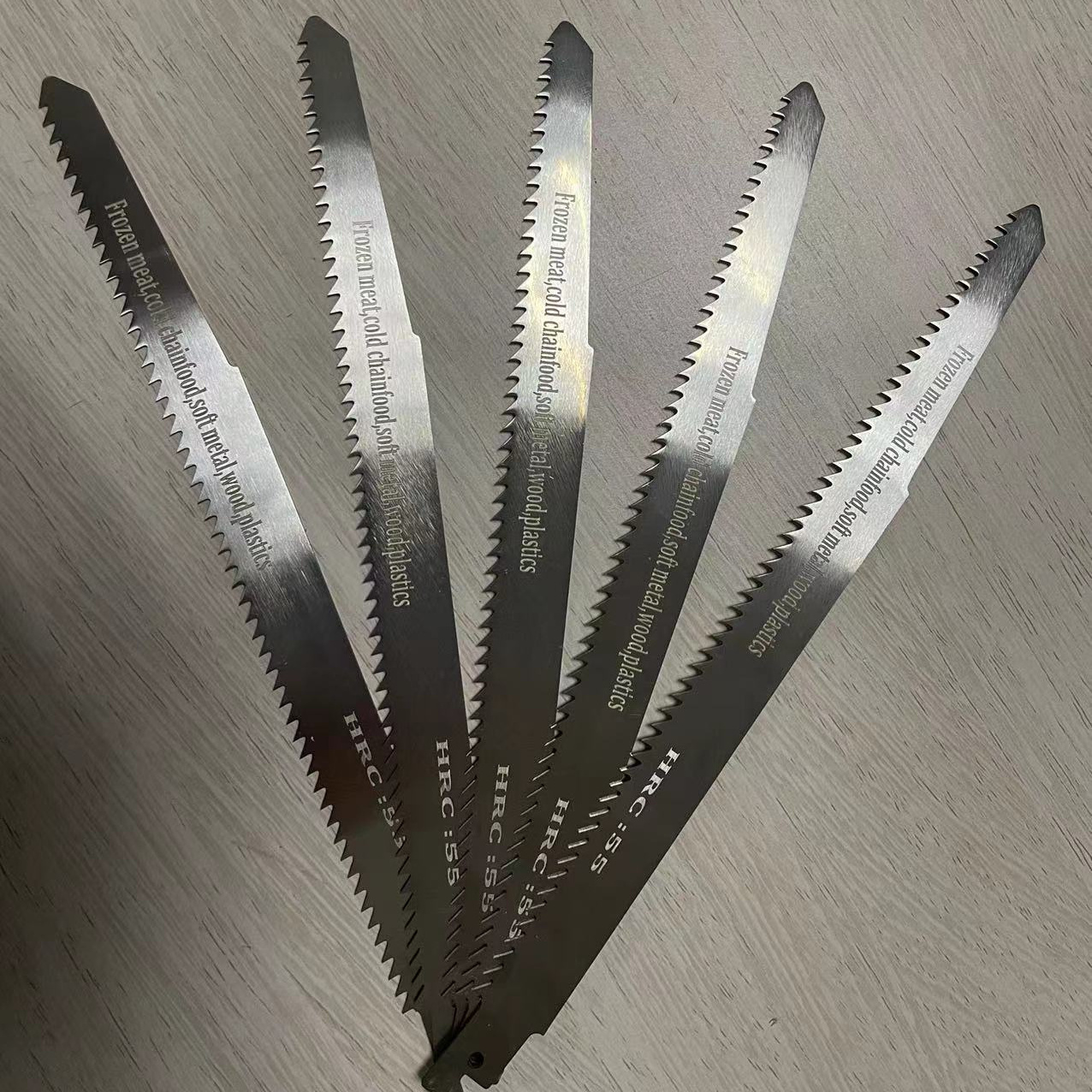 5pcs Reciprocating Saw Blade Saber/Hand saw Stainless steel blade Cutting Frozen meat/Bone Universal reciprocating blade