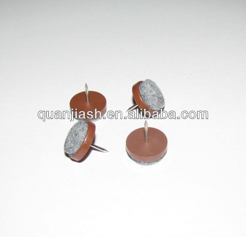 Hot selling chinese manufacture nail on felt chair glides