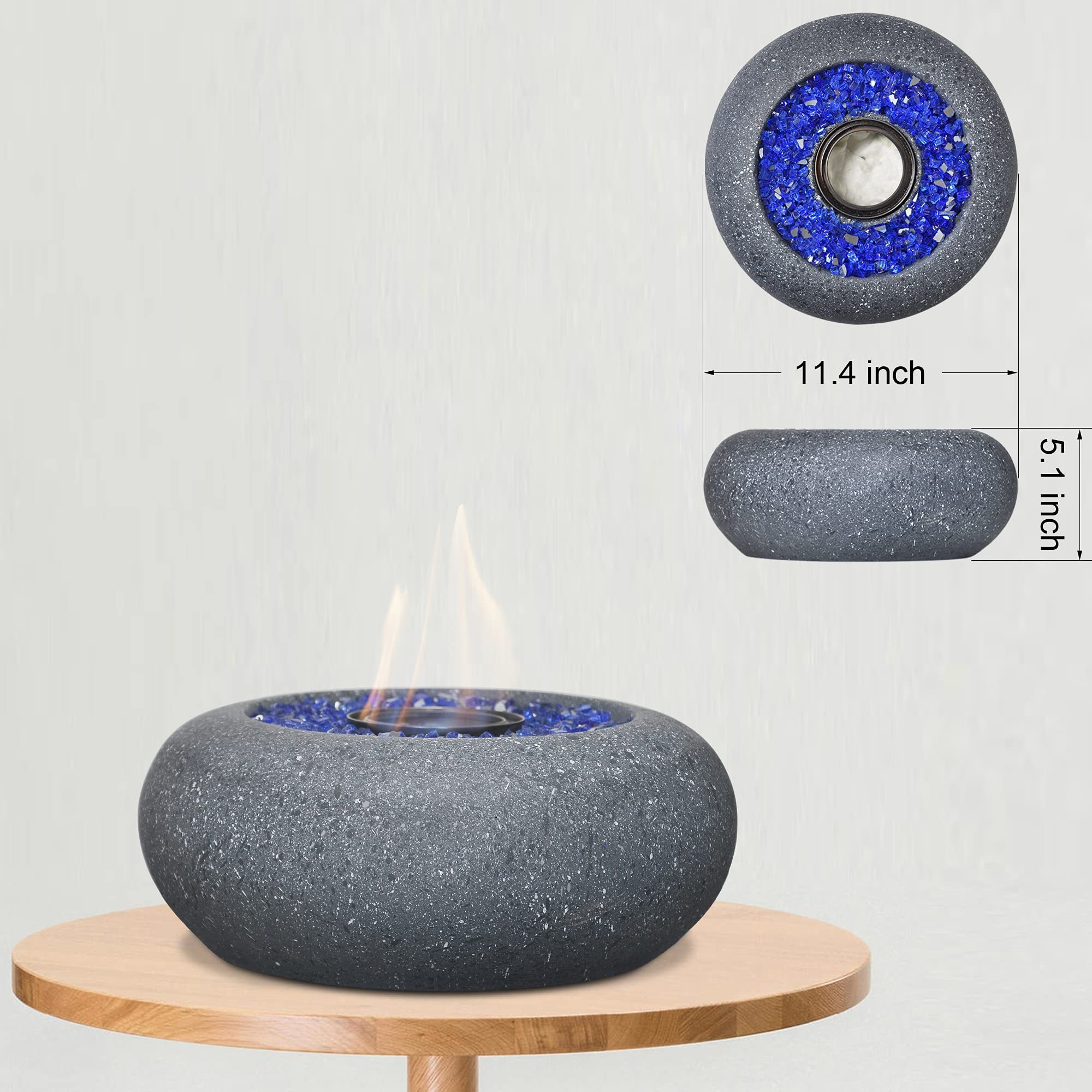 Hot Selling Portable Bio Ethanol Concrete Cement Fireplace Tabletop Fire Pit