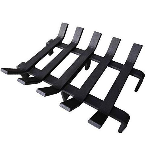 Log Grate Heavy Duty Solid Steel Burning Fireplace Wood Stove Firewood Holder