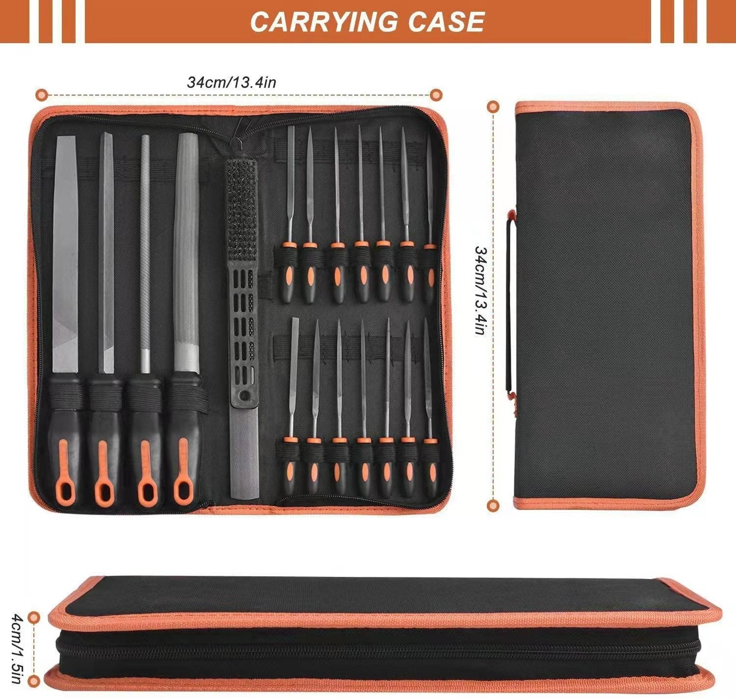 Popular files 20pcs file set  with tool bag