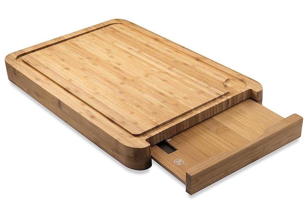 Cutting Board Digital Scale Bamboo chopping blocks With Removable Kitchen Scale