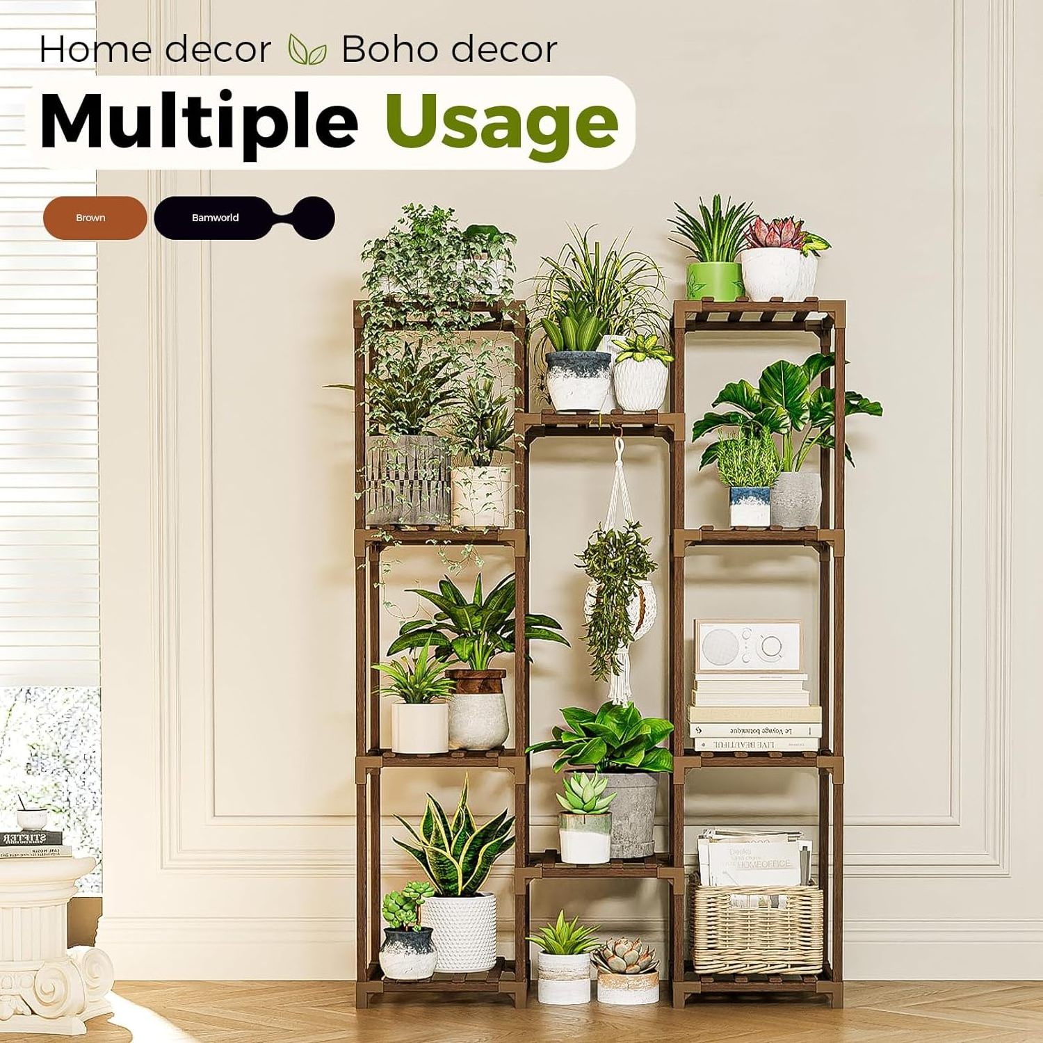 Hot Sale 10 Potted Multilayer Plant Stands Flower Pot Holder for Indoor Outdoor Plant Rack Shelf