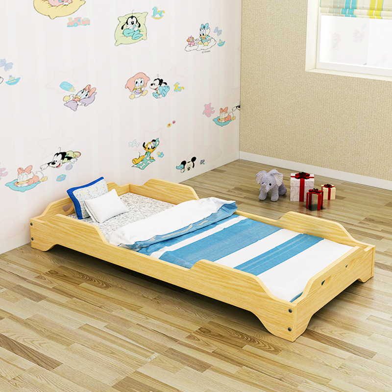 Kindergarten nap bed, wooden stackable bed, children sleeping couch school bed