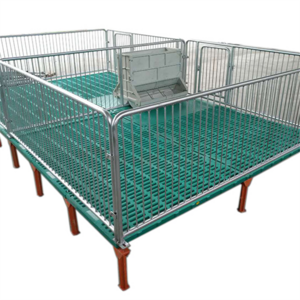 Pigsty PVC Wall Galvanized Steel Prefattening Pig Weaner Stall