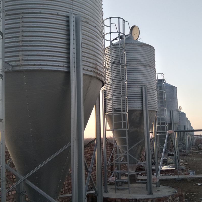 Farm Used 3-30 Tons Grain Feed Galvanized Silo