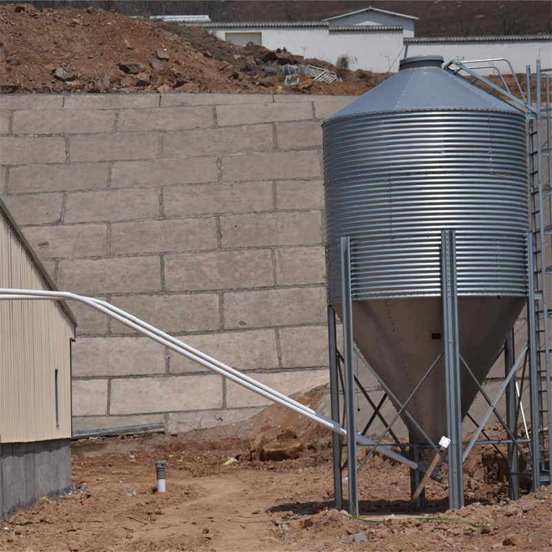 Farm Used 3-30 Tons Grain Feed Galvanized Silo