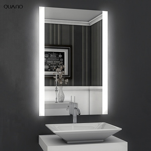 Wall Hung frameless LED Illuminated Bathroom Mirror With touch Sensor switch