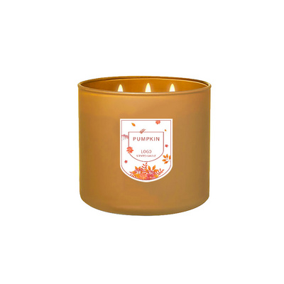 candle high quality frosted cup scented candle wholesale bulk