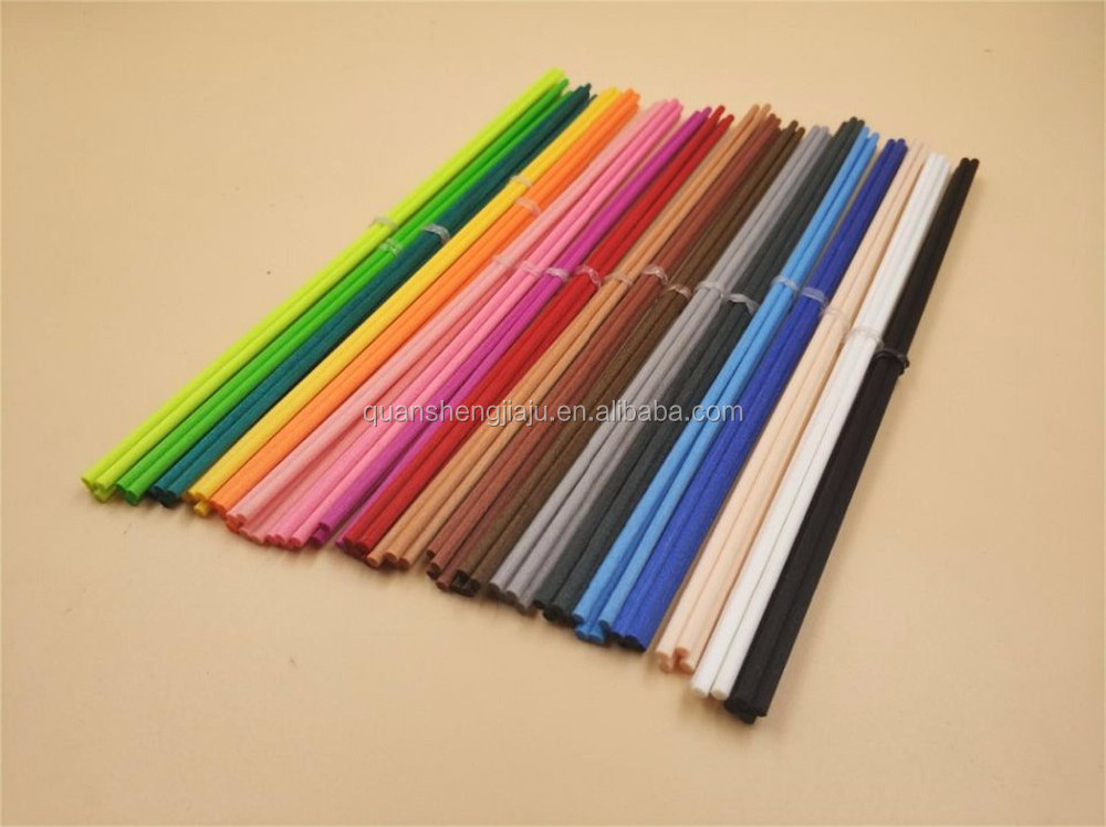 Reed diffuser fiber stick 6mm diffuser stick custom free glue car perfume aroma diffuser fiber stick