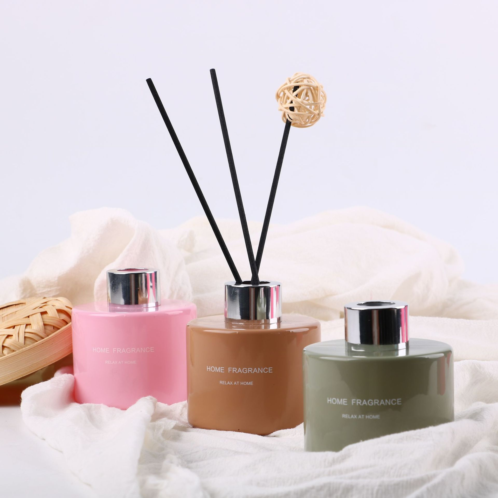 flacon diffuseur round glass reed diffuser bottles color glass bottle reed diffuser bottle