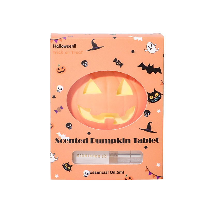 Halloween pumpkin lasting fragrance Bathroom Room Fragrance Deodorizing solid aromatherapy plaster wardrobe Aromatherapy