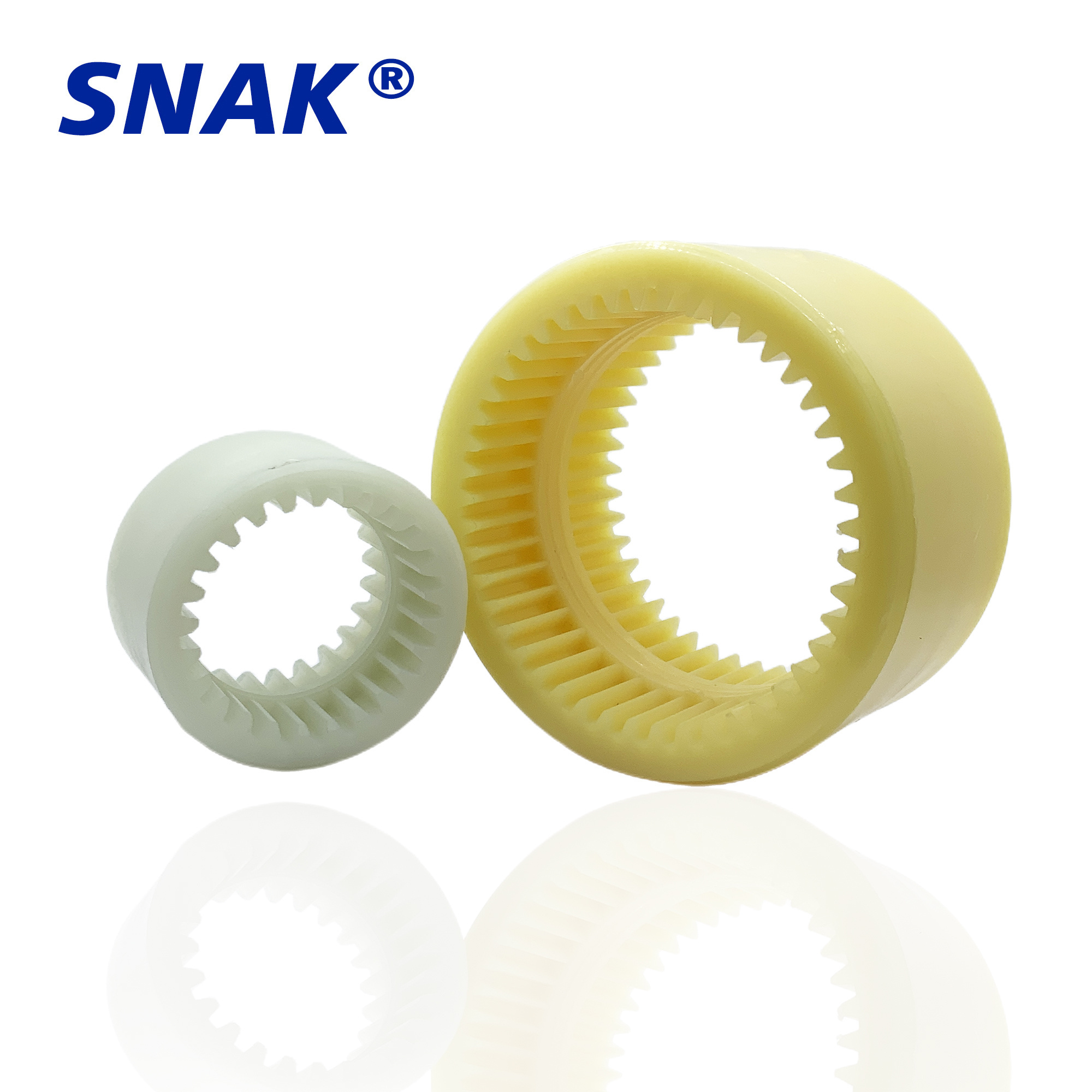 SNAK Factory High-precision Precision Flexible Mechanical Pinion NL Nylon Inner Ring Sleeve Shaft Gear Coupling