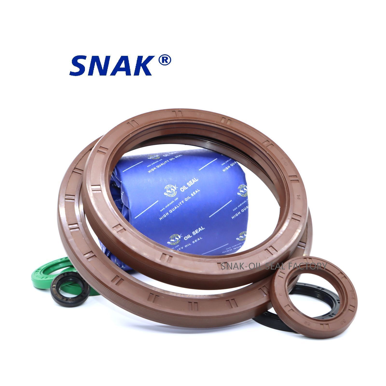 SNAK Factory Customized Fluorine Rubber Oil Seal High Temperature Resistant TC TG Oil Seal Tg4 Oil Seal with Corrugated Thread