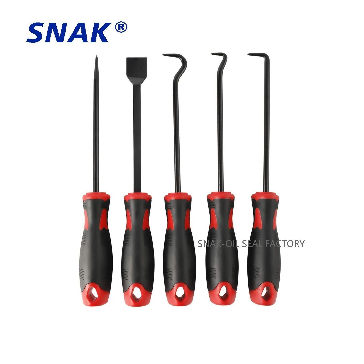 SNAK 9pcs Oil Seal Driver 45 Carbon Steel Driver Full Hook Straight Pick 45 90 Pick O-Ring Oil Seal Remover Tool