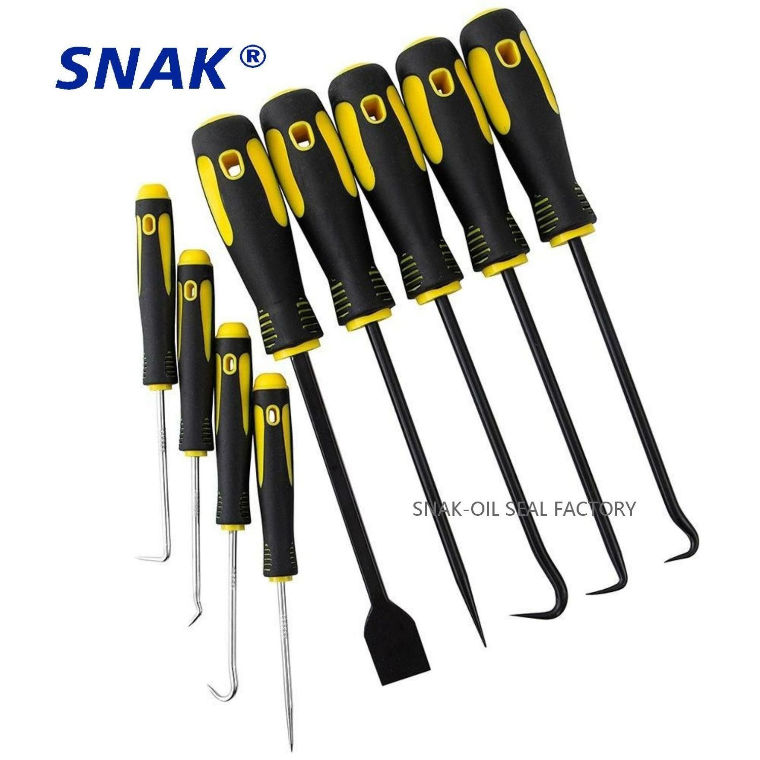 SNAK 9PCS Pick and Car Hook Oil O Ring Seal Remover Hook Set  Oil Seal Gasket Puller Remover Craft Hand Mechanic Tools