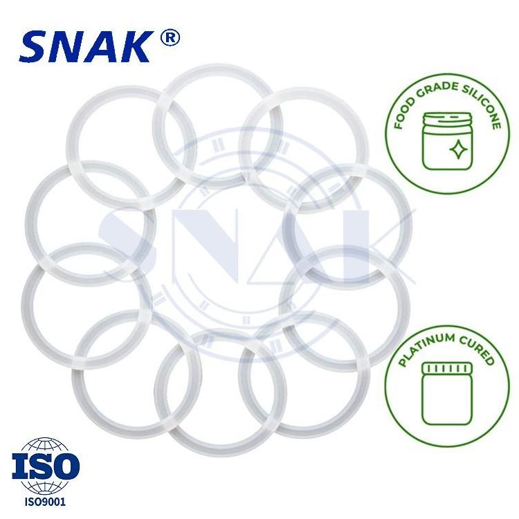 SNAK 20 PCS High Pressure PU PTFE Silicone Rubber Gasket Washer Seal O Ring Manufacturing For Jar Lids Oring Silicone