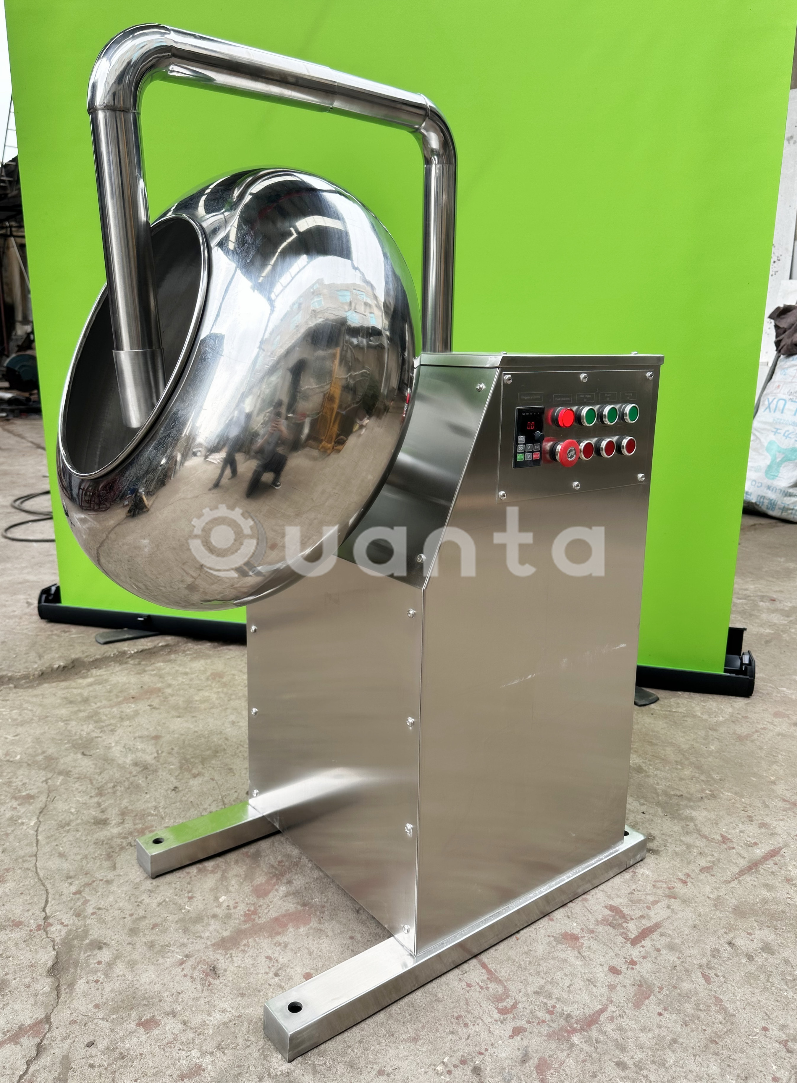 Agriculture corn seed coating machine for polishing seed