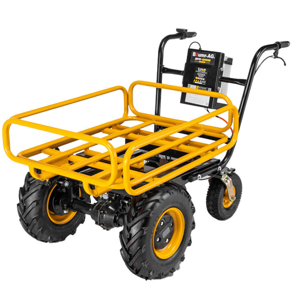 Wholesale Selling Free Shipping New NNEMB 40V Battery Powered Material Handling Dumper Wheelbarrow Motorised