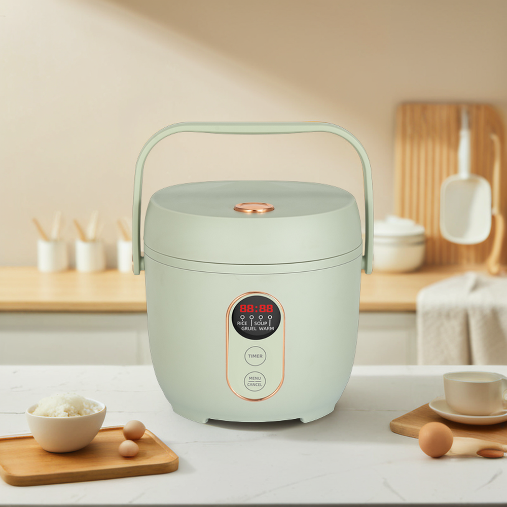 green 0.8L Digital Rice Cooker Electric  Multi Kitchen CE Rice Cooker Home Appliances